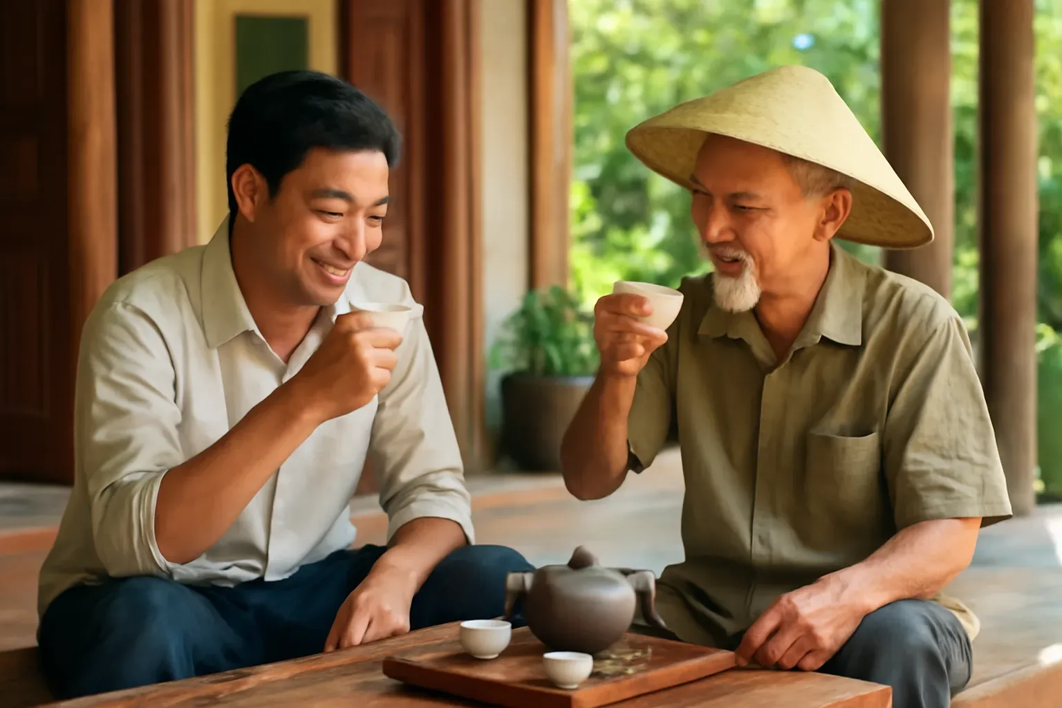 Biếu bố vợ, bố chồng mê trà hay rượu: chọn đúng gu mà không phạm