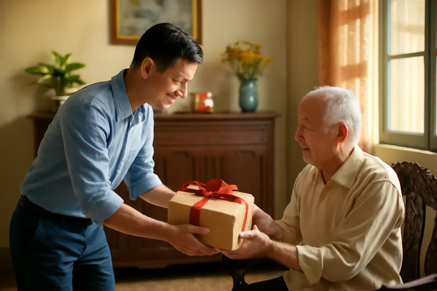 Cách trao quà biếu đúng phép: lời nói, cử chỉ, thời điểm