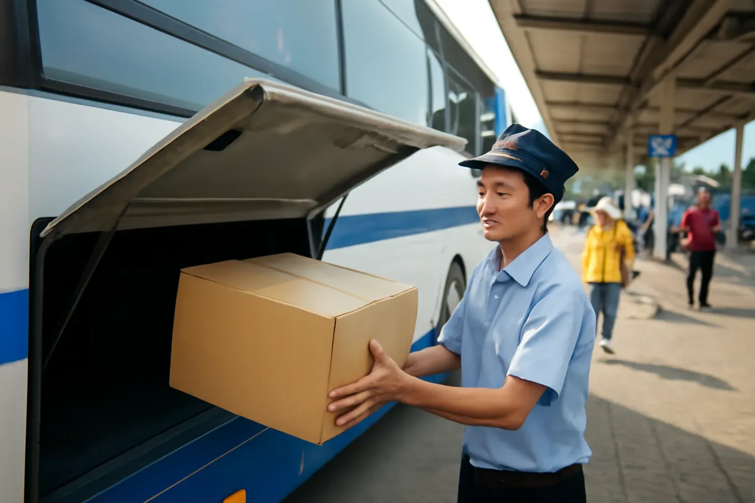 Gửi xe khách, chuyển phát hay bưu điện: chọn đường nào cho quà sản vật