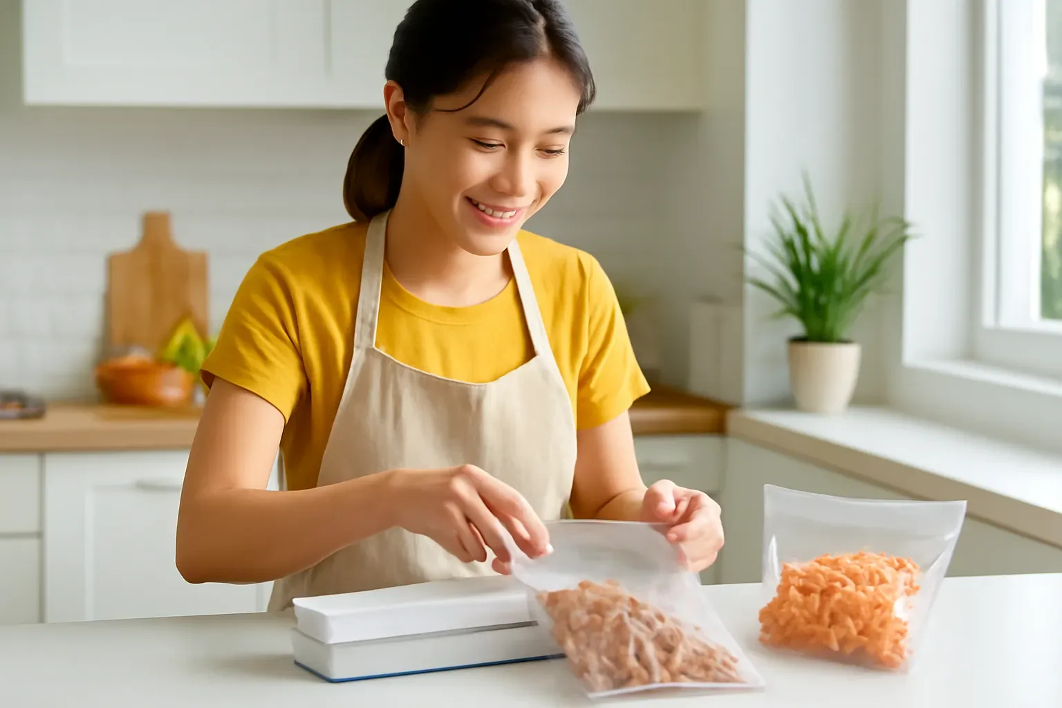 Hút chân không đồ khô trước khi gửi: món nên, món không nên