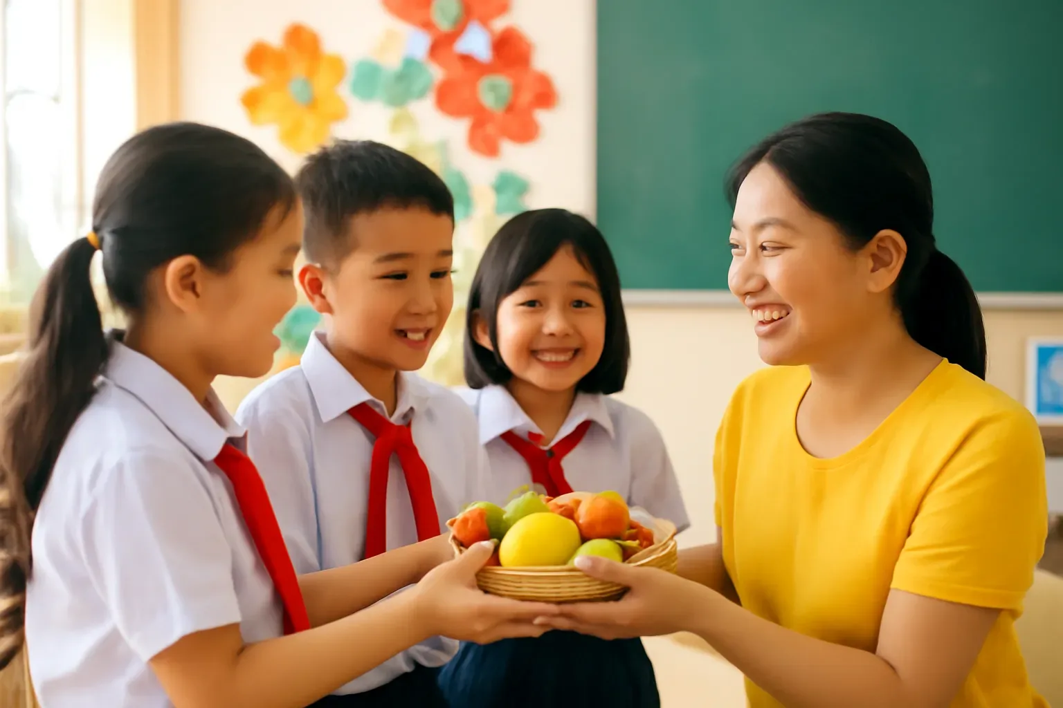 Quà 20/11 tặng thầy cô bằng sản vật: tinh ý, đúng mực, không khó xử