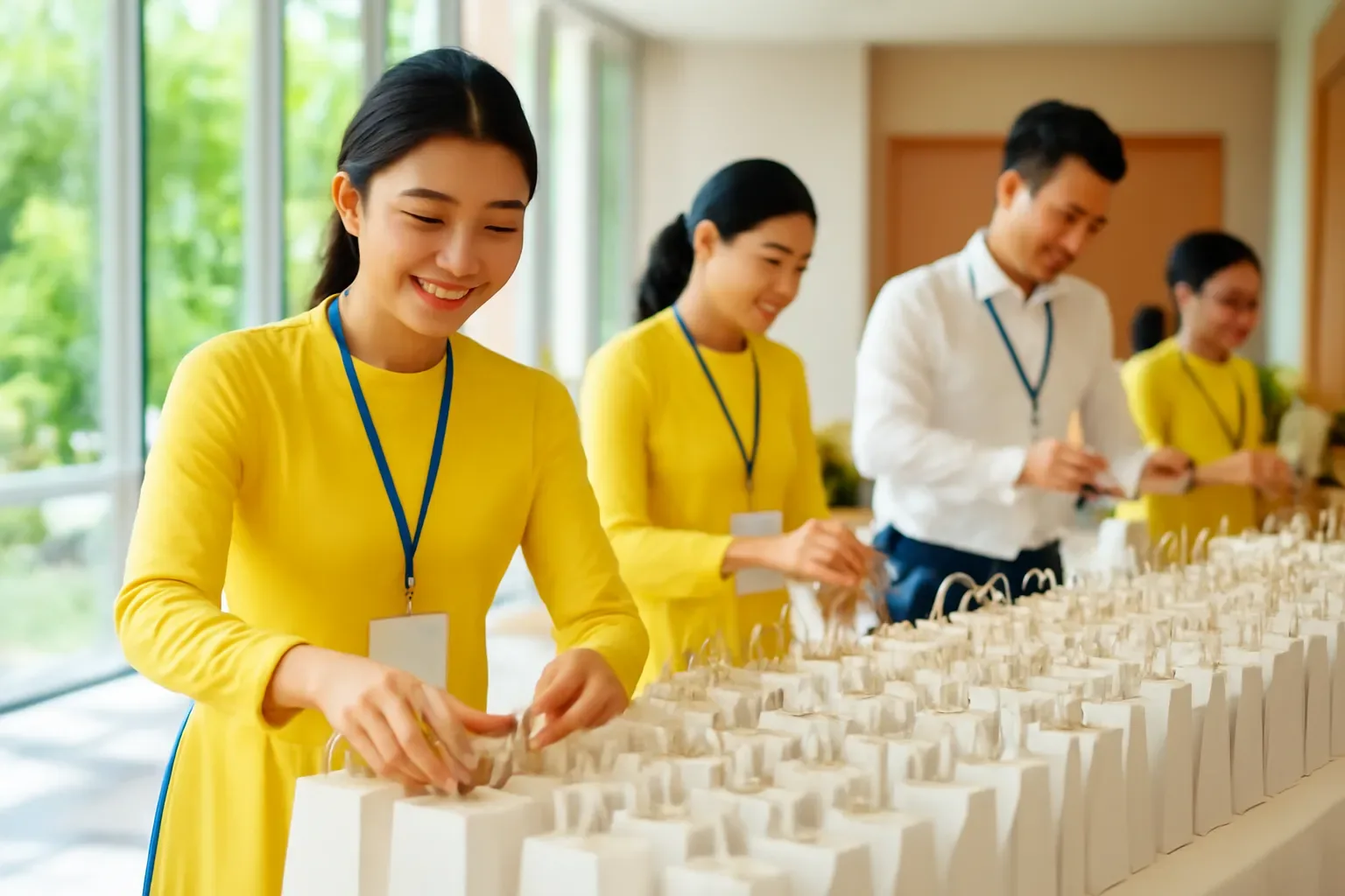 Quà tặng hội nghị, sự kiện bằng sản vật: nhỏ, nhẹ, đủ số và mang về được
