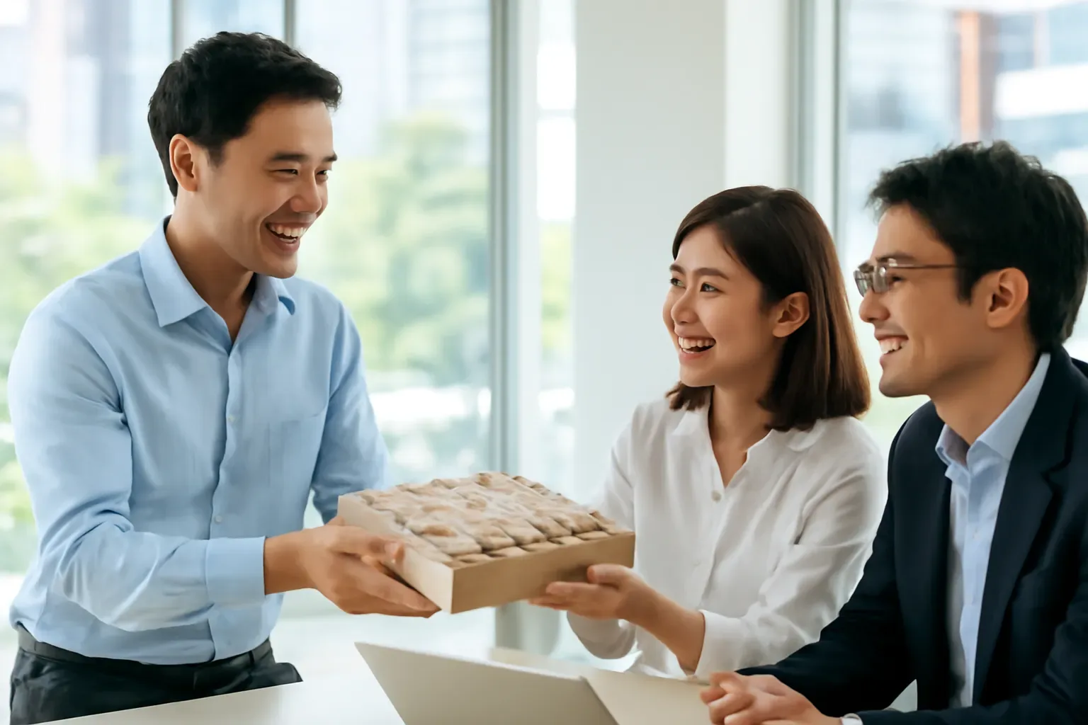 Quà Việt cho người Nhật: chọn kiểu omiyage chia được cho cả phòng