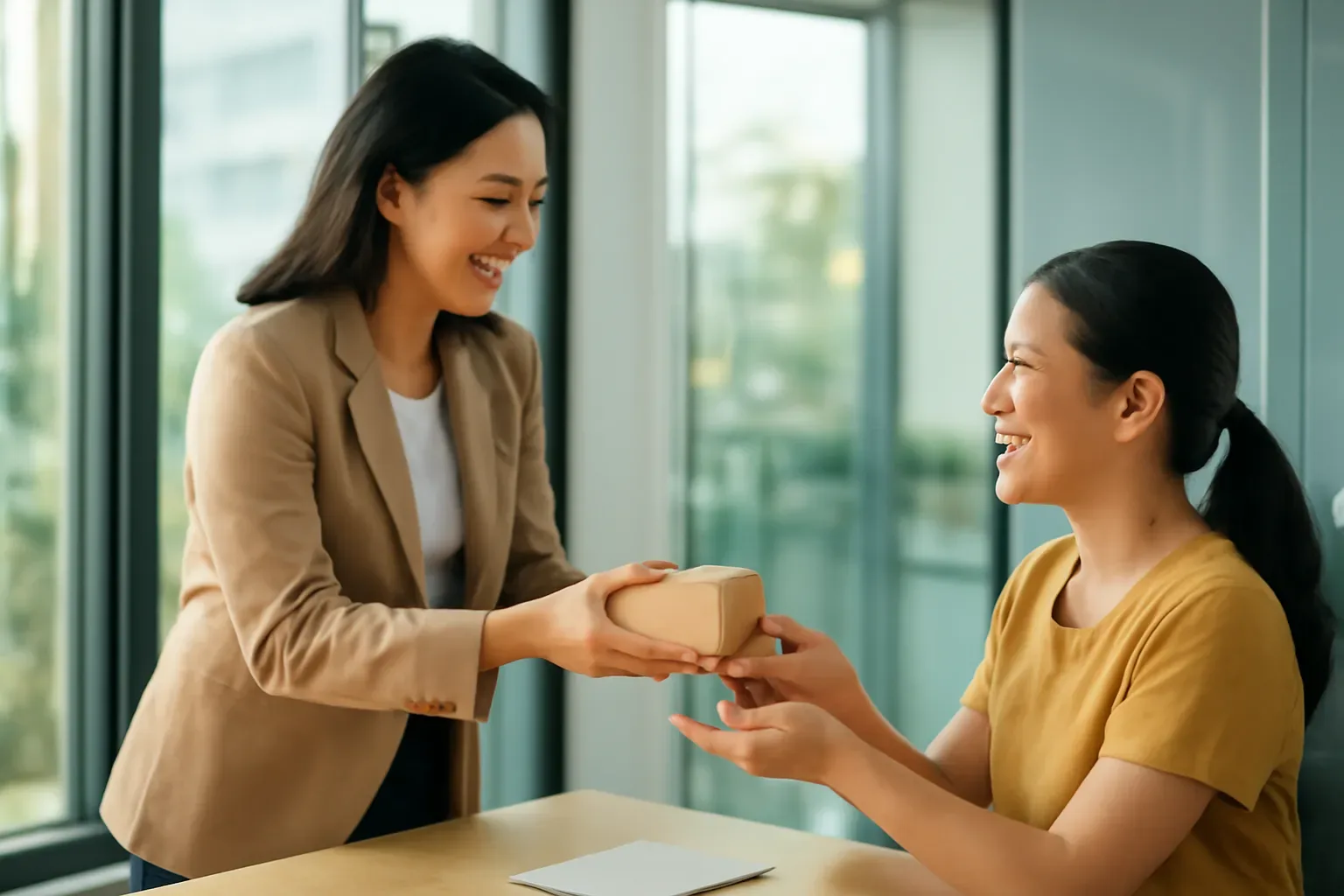 Tặng quà đối tác có chính sách quà tặng: giới hạn giá trị và vùng cấm