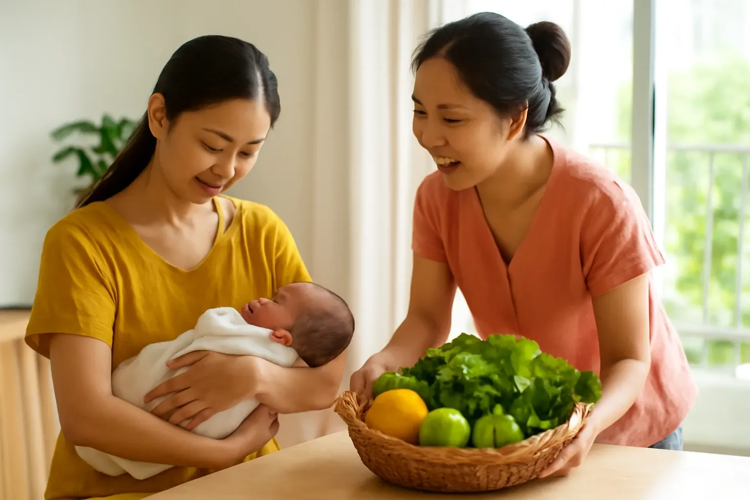 Thăm mẹ sau sinh mang quà gì: sản vật nên tặng và những thứ nên tránh