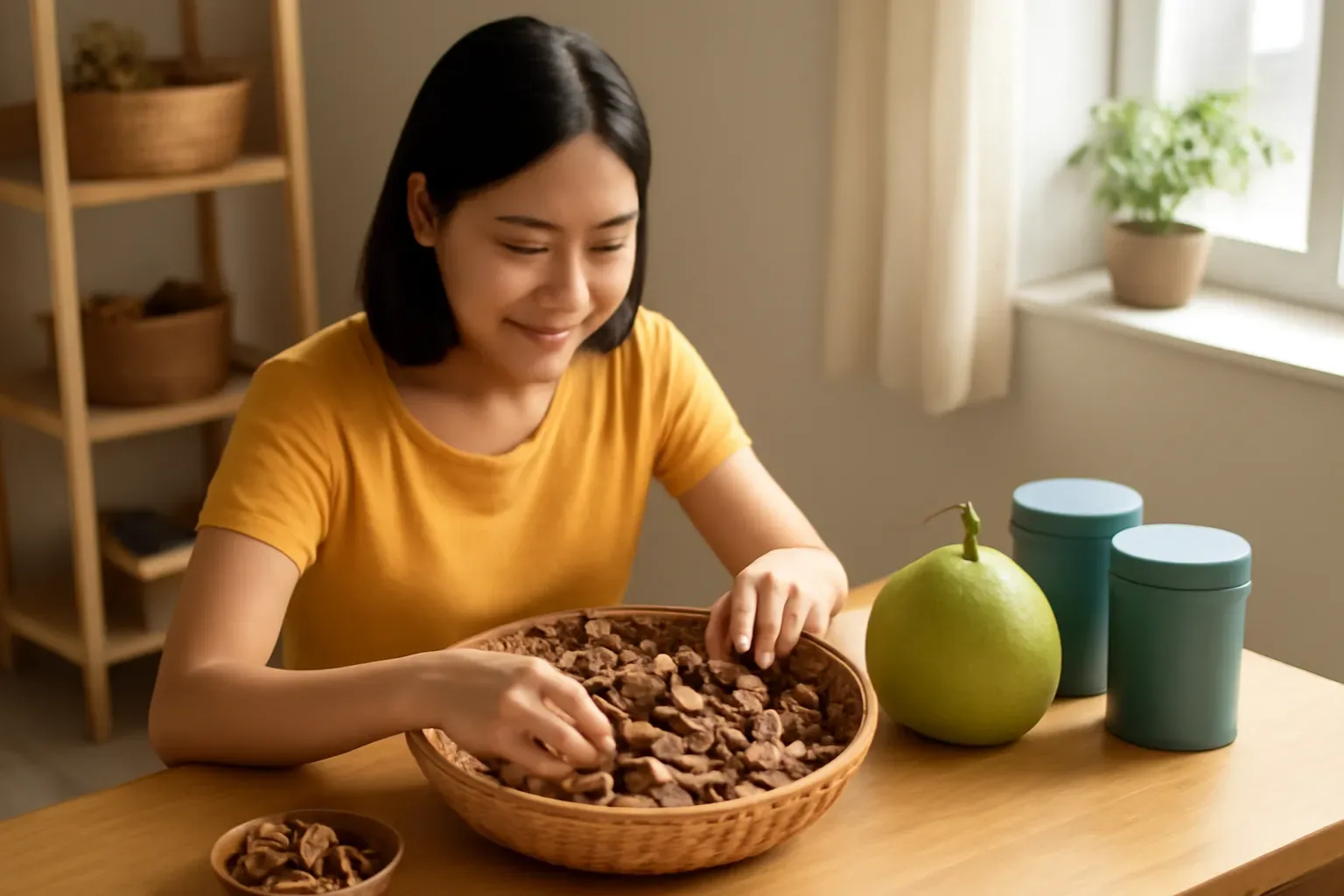 Tự kết giỏ quà sản vật tại nhà: 7 bước từ lót đế đến thắt nơ